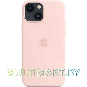 Чехол для телефона Apple MagSafe Silicone Case для iPhone 13 mini (розовый мел)
